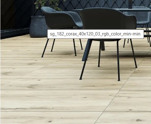 GOLIAT Corax Wood płyta gresowa  120x40/2.0