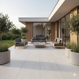 TARRACE płyta tarasowa SOFT WHITE 60X60X2