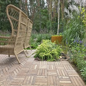 FORBET Listello kostka jodła Gr. 6cm Multikolor