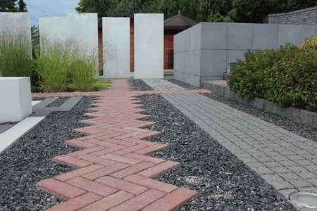 LIBET kostka postarzana Mattone Antico gr.8